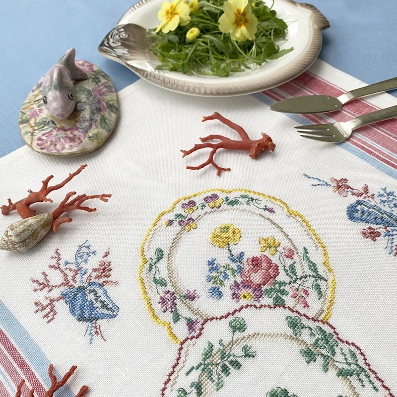 Aïda «Collection Marseille» Tea towel