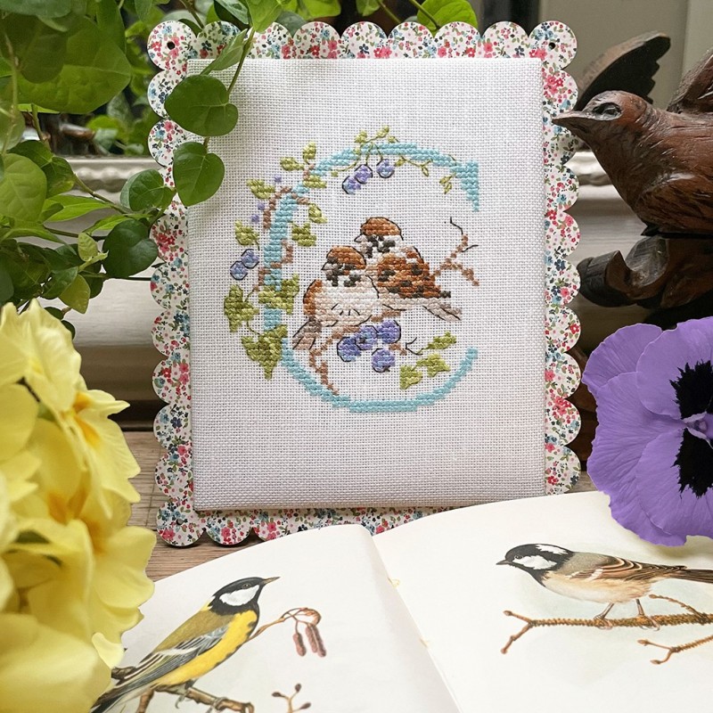 «Myosotis» Scalloped Frame