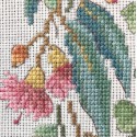Aïda : Coussin «Fleurs de velours»