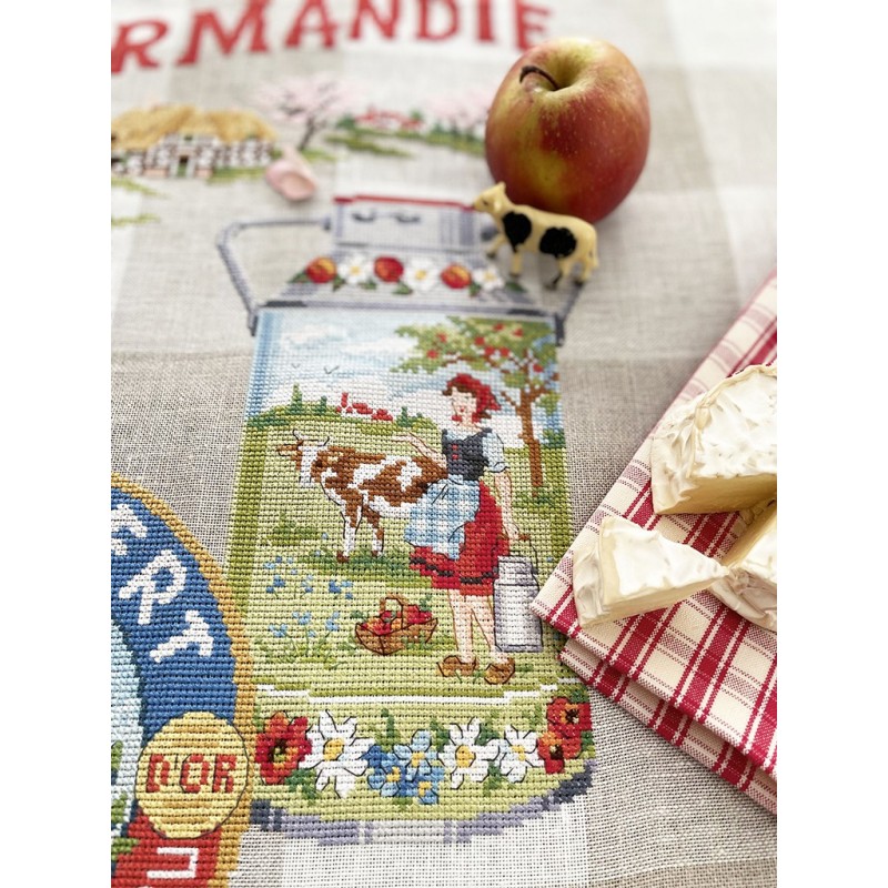 Aïda : Torchon «Délices de Normandie»