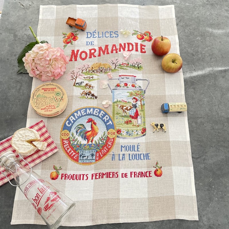 Aïda «Délices de Normandie» Tea towel