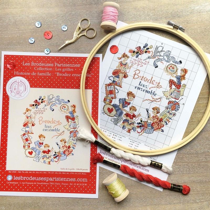 Grille «Broder ensemble»