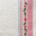 Linen «Christmas family» Tea towel