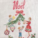 Aïda : Torchon «Noël en famille»