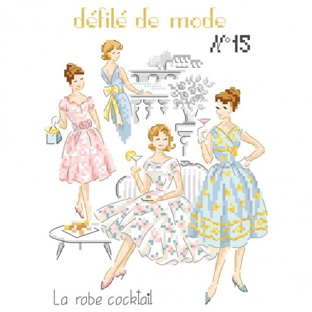 Grille : Défilé de mode N°15 «La robe cocktail»