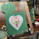 « Embroidered greetings cards » n°4  A special story