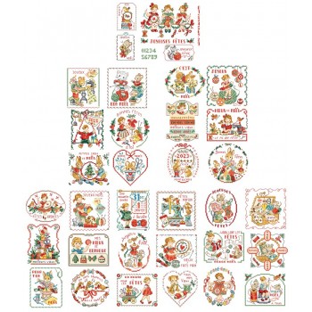 « Embroidered greetings cards » n°4  A special story