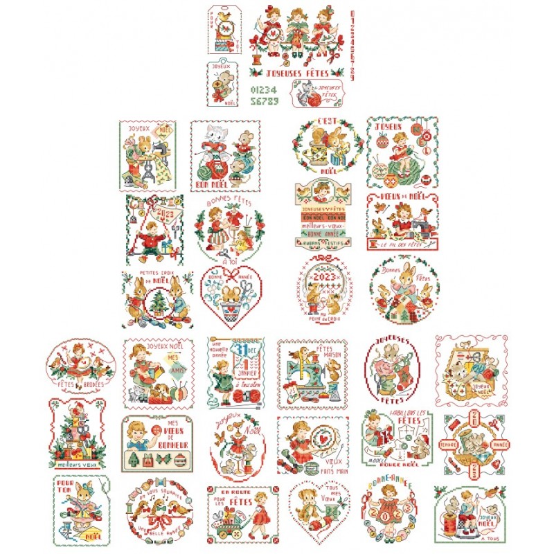« Embroidered greetings cards » n°4  A special story