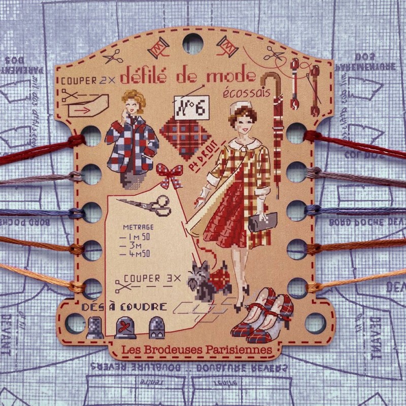 Organiseur de fils «Défilé Ecossais N°6»