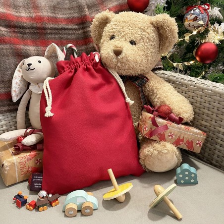 Linen «Teddy» Drawstring pouch