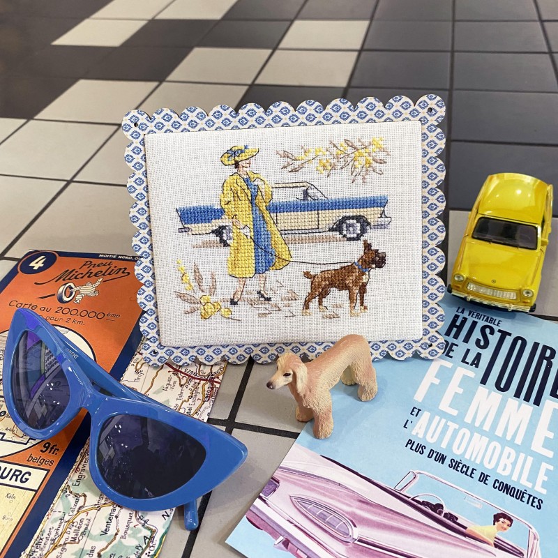 Cadre festonné «Provence»