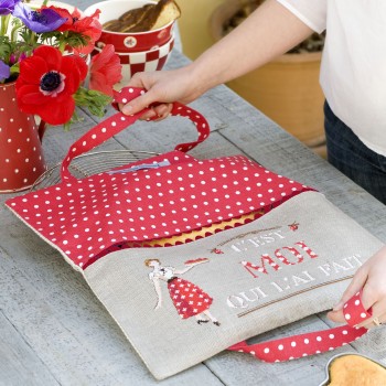 Sac porte tarte «A la fraise» Aïda 