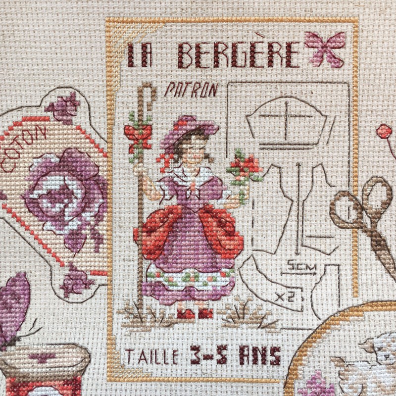 Aida « Toile de Jouy » Tote bag