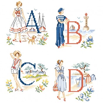 « Marinière » Alphabet Chart