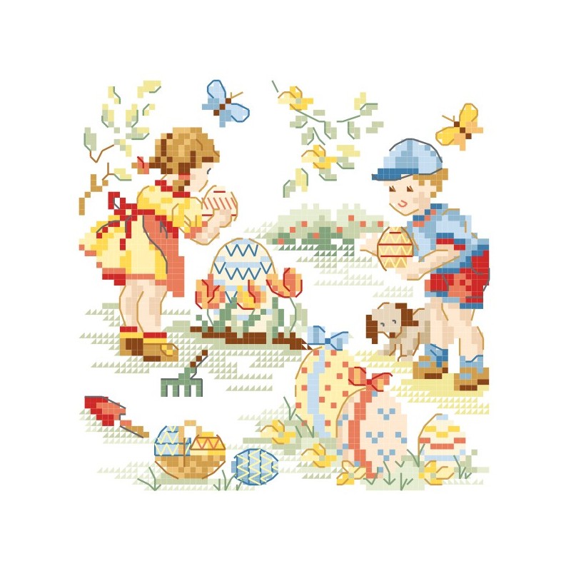 Grille « Chasse aux oeufs »