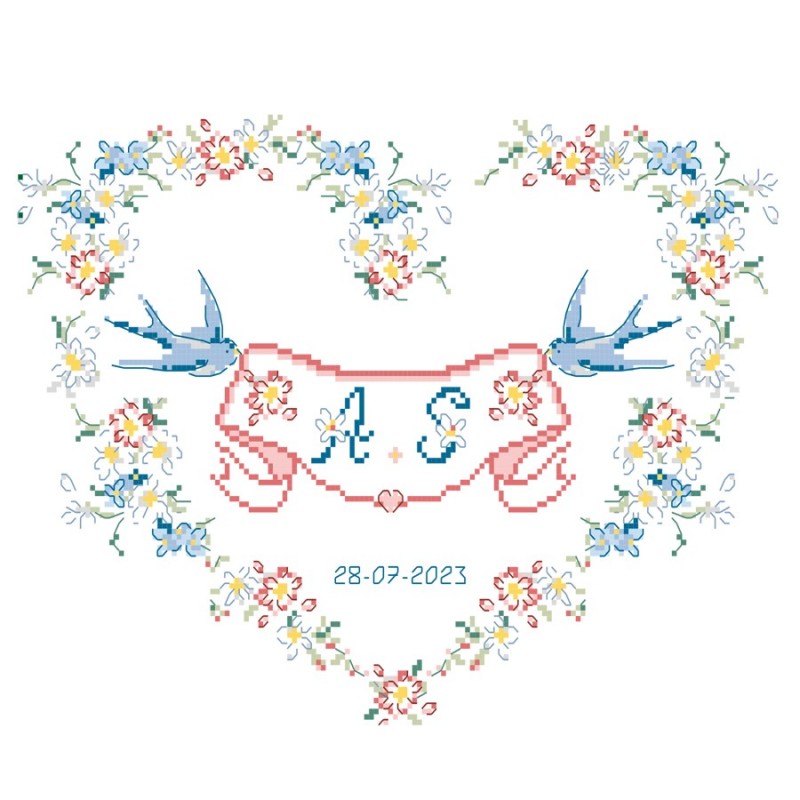 Petit ABC « Cœur fleuri »