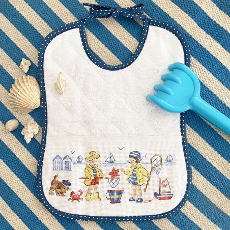 « Little sailors » 2 bibs