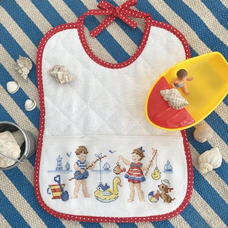 « Little sailors » 2 bibs