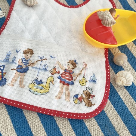 « Little sailors » 2 bibs