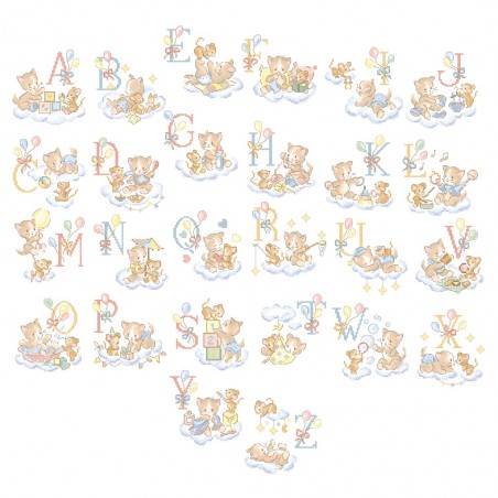 « My little kitten » Alphabet Chart