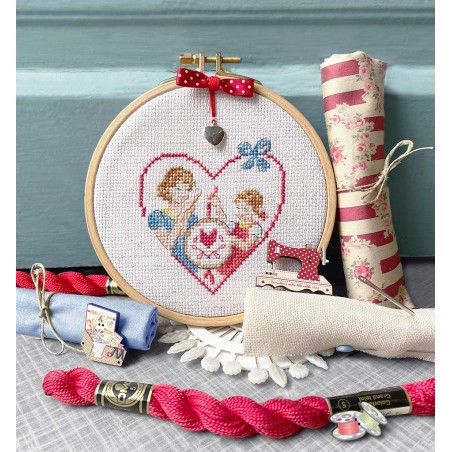 A story From mother to daughter « Cross stitch »