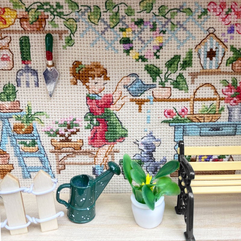 Aïda : La vitrine «Mon petit Jardin»