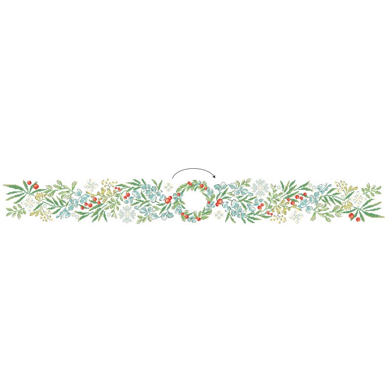 Aïda « Winter Elegance » Table runner