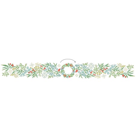 Aïda « Winter Elegance » Table runner