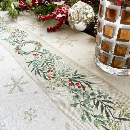 Aïda « Winter Elegance » Table runner