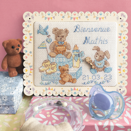 Aïda «Bienvenue baby» Frame-Blue version