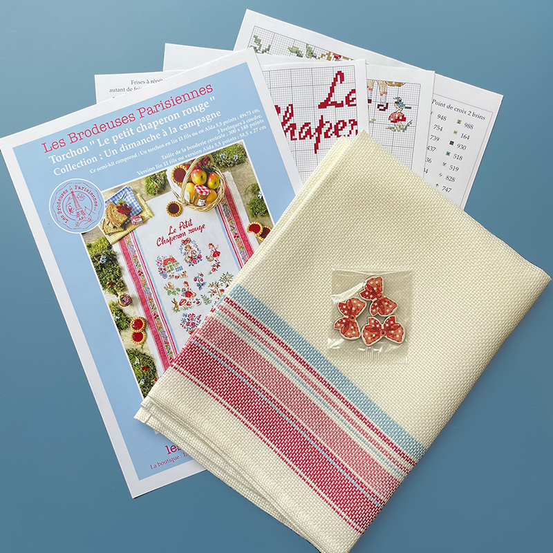 Aida «Le petit chaperon rouge» Tea towel