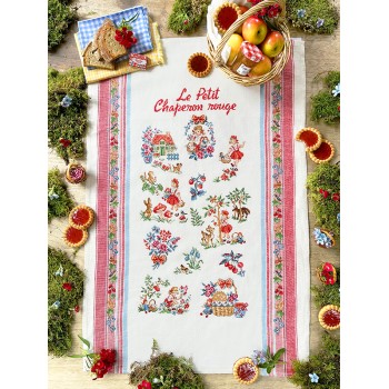Linen «Le petit chaperon rouge» Tea towel