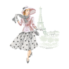 Linen « Balade parisienne » bag Linen « Balade parisienne » bag