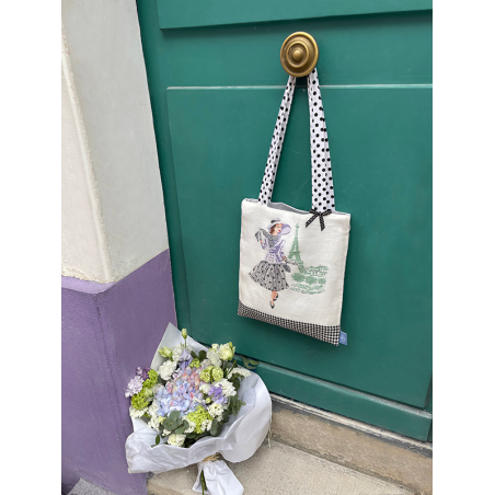 Lin : Sac «Balade parisienne» Lin : Sac «Balade parisienne»