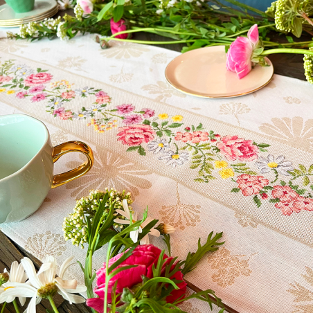 Aïda « Spring Elegance » Table runner