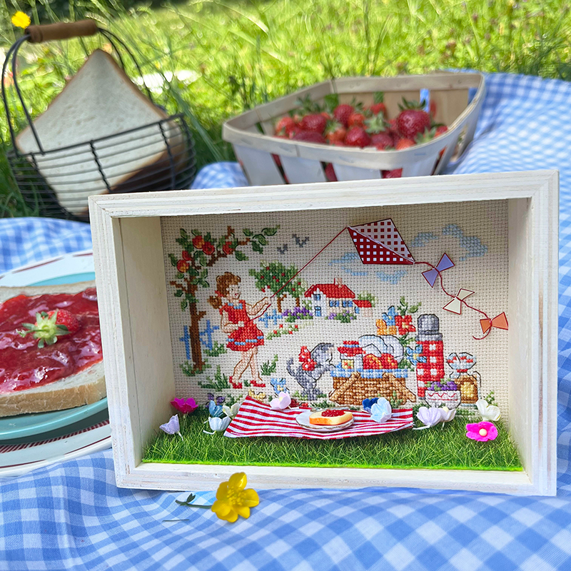 Aïda : La vitrine «Pique-nique dans les prés»