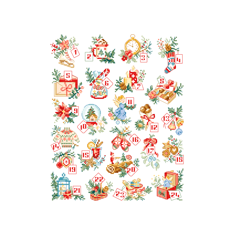 Linen «Calendrier de l'avent» Mobile