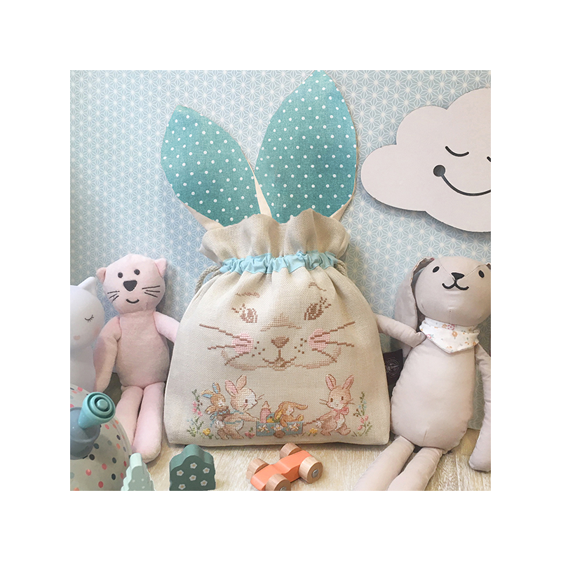 Aïda «Rabbit» Drawstring pouch