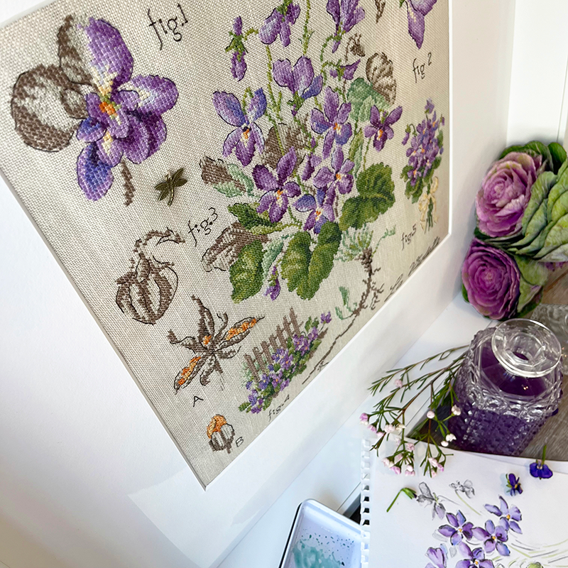 Lin : Étude à la Violette (maxi-grille)