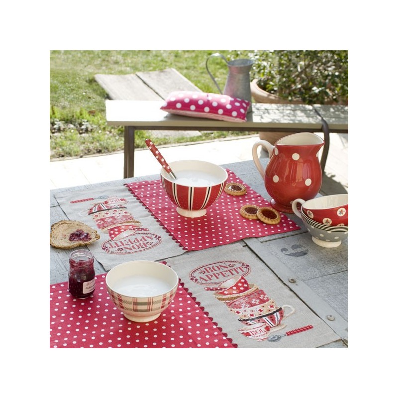 Sets de table "Bon appétit"