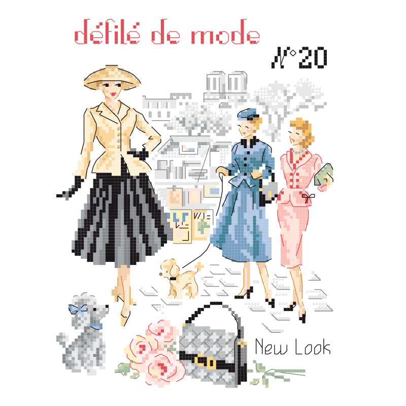 Digital Download (PDF) : Fashion show N° 20 «New Look» chart