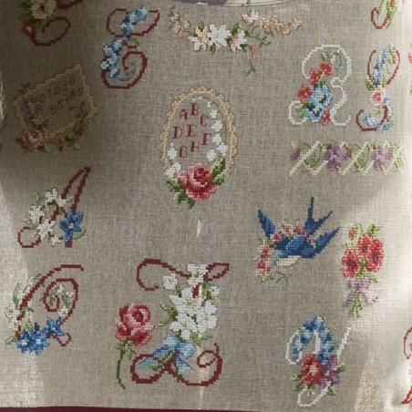 Linen « Chromo » Large apron Linen « Chromo » Large apron