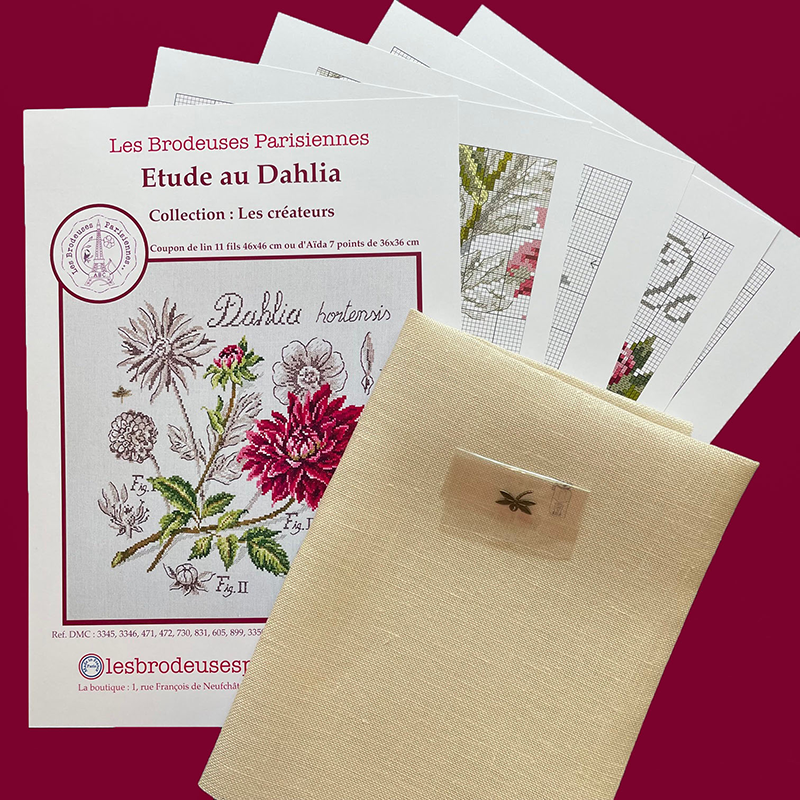 Lin : Étude au Dahlia (maxi-grille)