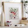 Linen «Cerises» Study (maxi pattern) Linen «Cerises» Study (maxi pattern)