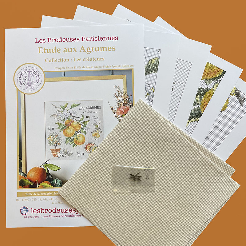 Aïda «Agrumes» Study (Maxi pattern)