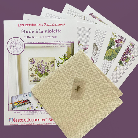 Aida : «Violette» Study (maxi-pattern) Aida : «Violette» Study (maxi-pattern)