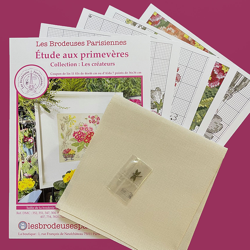 Aïda : Étude aux Primevères (maxi-grille)