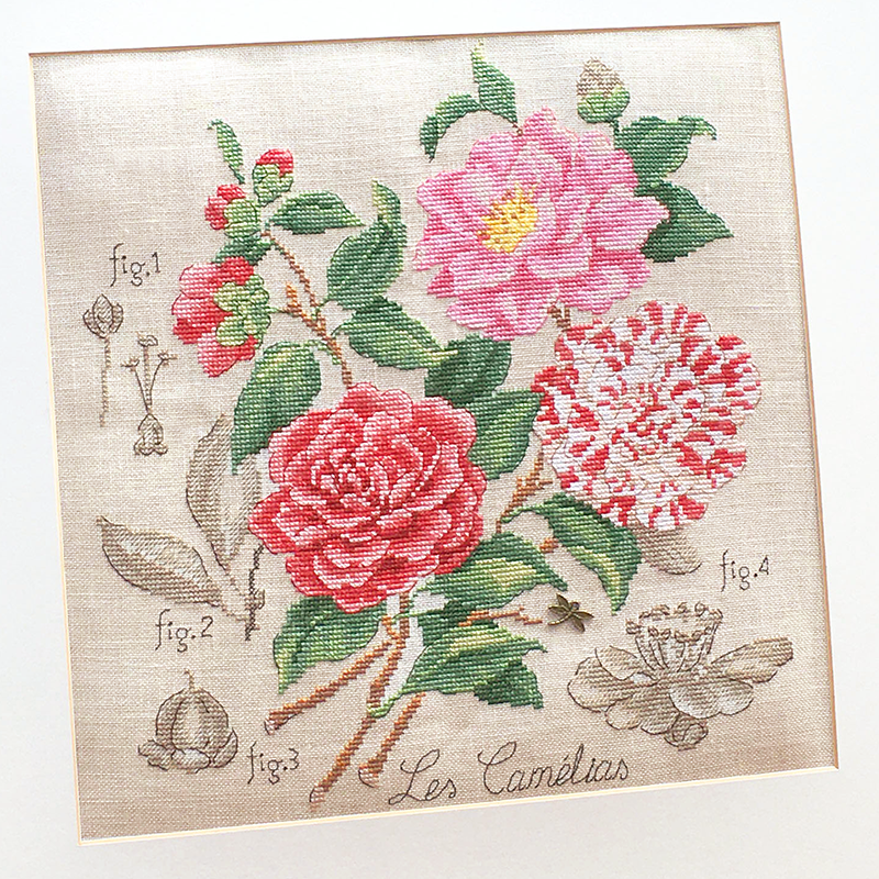 Lin : Étude aux Camélias (maxi-grille)