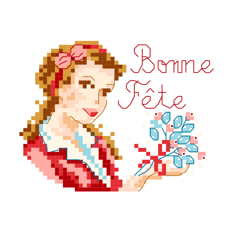 Grille «Bonne fête à toi»