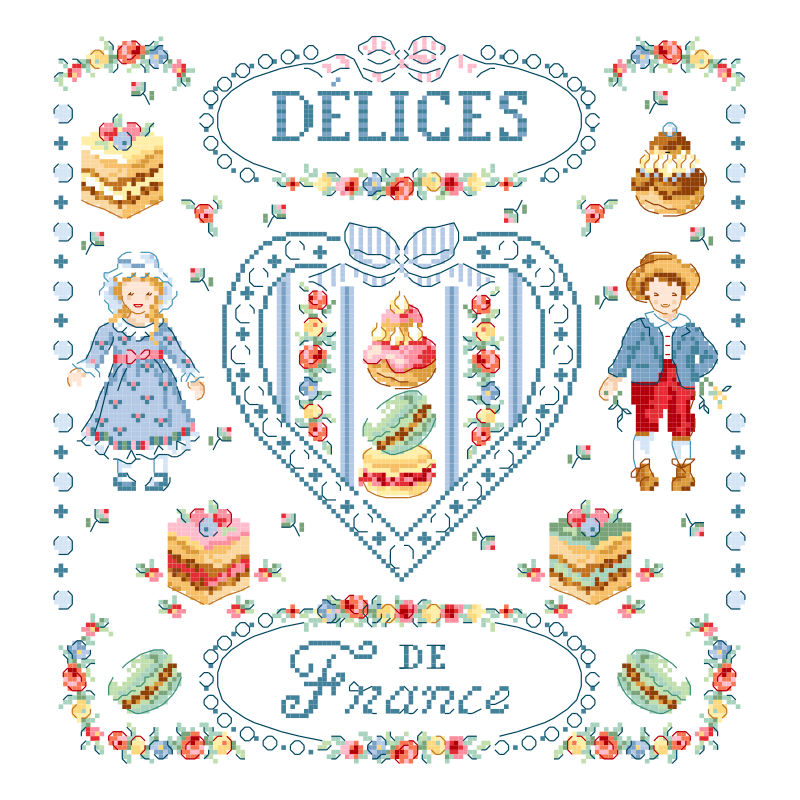 Grille «Délices de France»